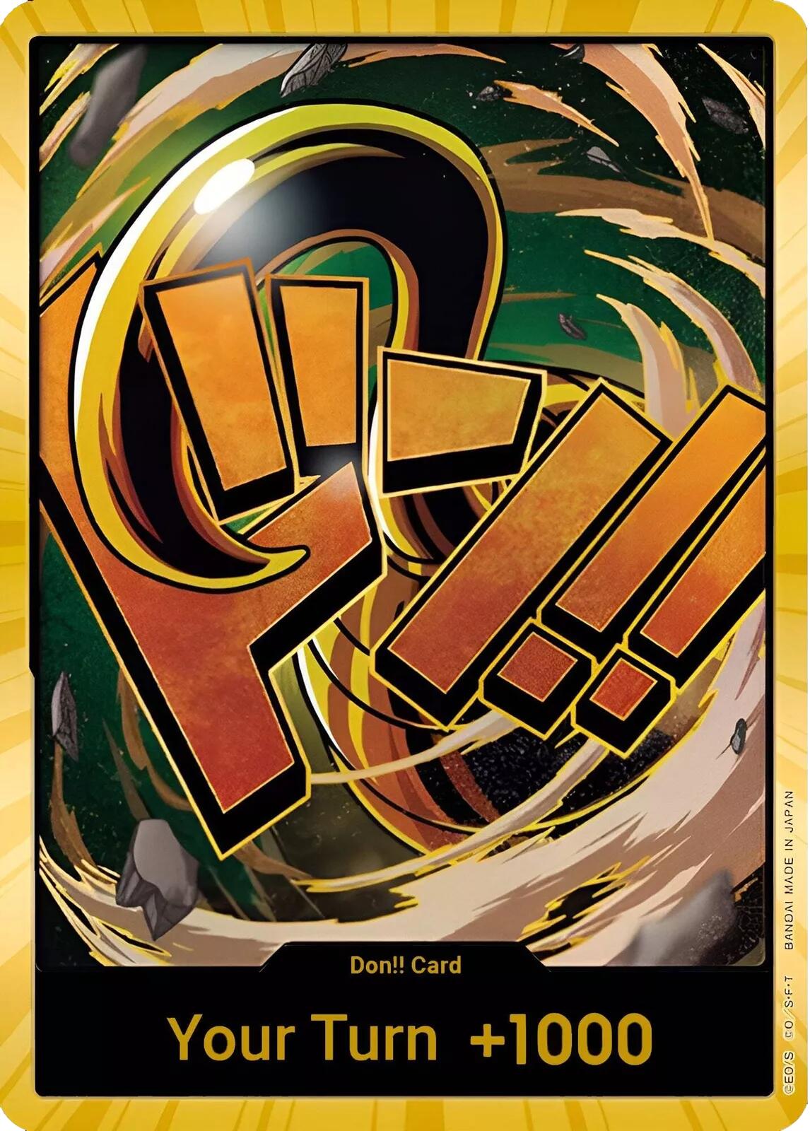 DON!! Card (Crocodile) (Gold) - [Premium Booster -The Best-] Foil - Trinity Hobby