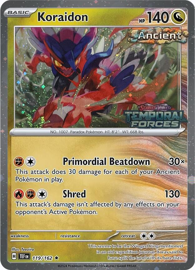Koraidon (119/162) (European Promo) [Miscellaneous Cards] - Trinity Hobby