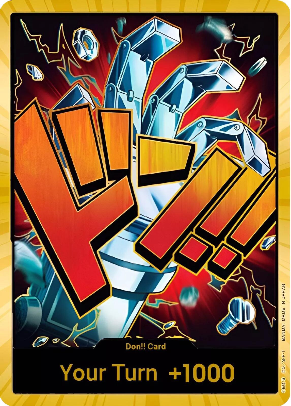 DON!! Card (Eustass "Captain" Kid) (Gold) - [Premium Booster -The Best-] Foil - Trinity Hobby