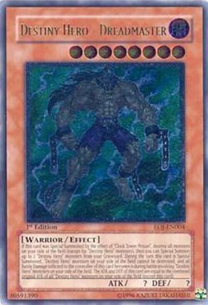 Destiny Hero - Dreadmaster [EOJ-EN004] Ultimate Rare - Trinity Hobby