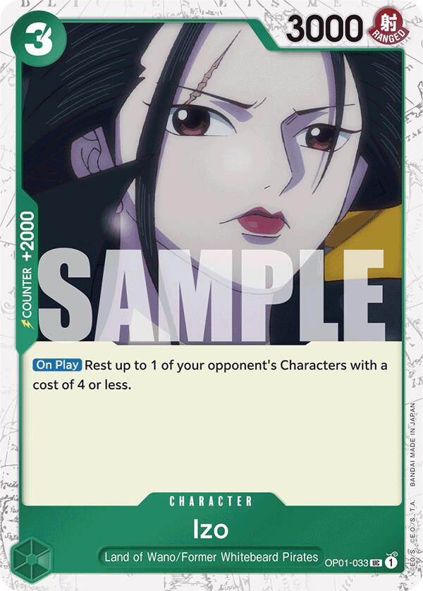 Izo (OP01-033) (Jolly Roger Foil) (OP01-033) - [Premium Booster -The Best-] Foil - Trinity Hobby