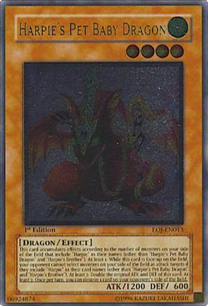 Harpie's Pet Baby Dragon [EOJ-EN013] Ultimate Rare - Trinity Hobby