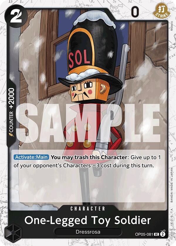 One-Legged Toy Soldier (Jolly Roger Foil) (OP05-081) - [Premium Booster -The Best-] Foil - Trinity Hobby