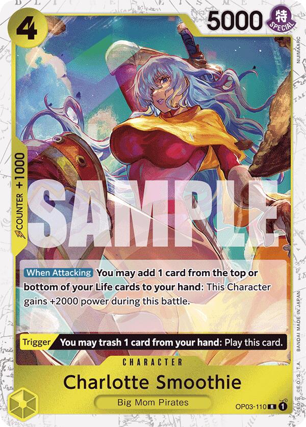 Charlotte Smoothie (Jolly Roger Foil) (OP03-110) - [Premium Booster -The Best-] Foil - Trinity Hobby
