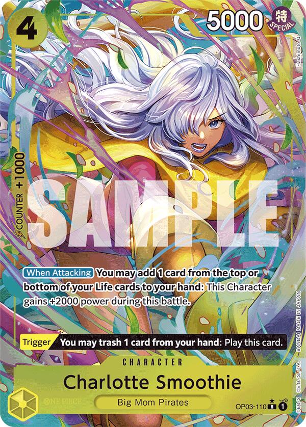 Charlotte Smoothie (Alternate Art) (OP03-110) - [Premium Booster -The Best-] Foil - Trinity Hobby