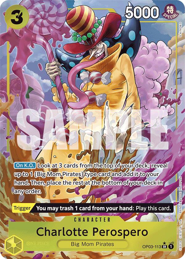 Charlotte Perospero (Alternate Art) (OP03-113) - [Premium Booster -The Best-] Foil - Trinity Hobby