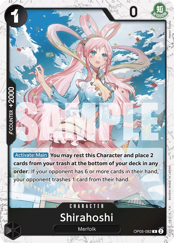 Shirahoshi (OP05-082) (Jolly Roger Foil) (OP05-082) - [Premium Booster -The Best-] Foil - Trinity Hobby
