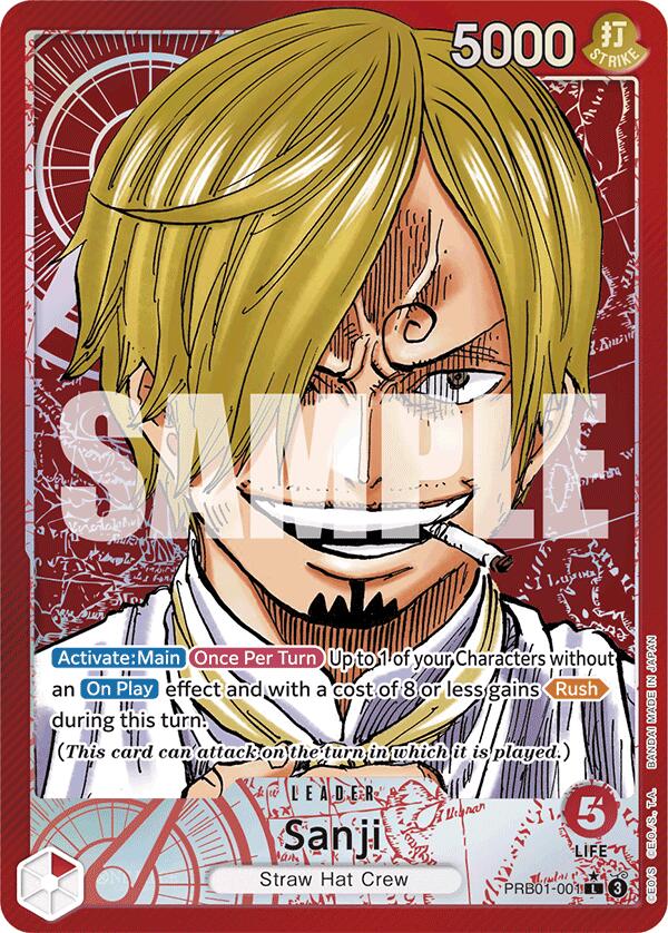 Sanji (PRB01-001) (Alternate Art) (PRB01-001) - [Premium Booster -The Best-] Foil - Trinity Hobby