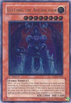 Voltanis the Adjudicator [EOJ-EN023] Ultimate Rare - Trinity Hobby