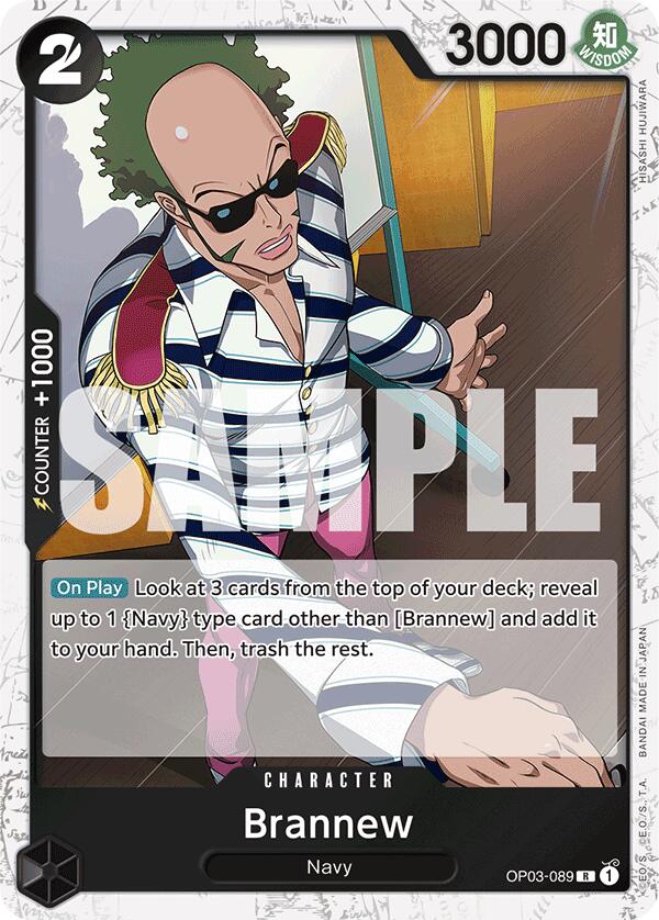 Brannew (Jolly Roger Foil) (OP03-089) - [Premium Booster -The Best-] Foil - Trinity Hobby
