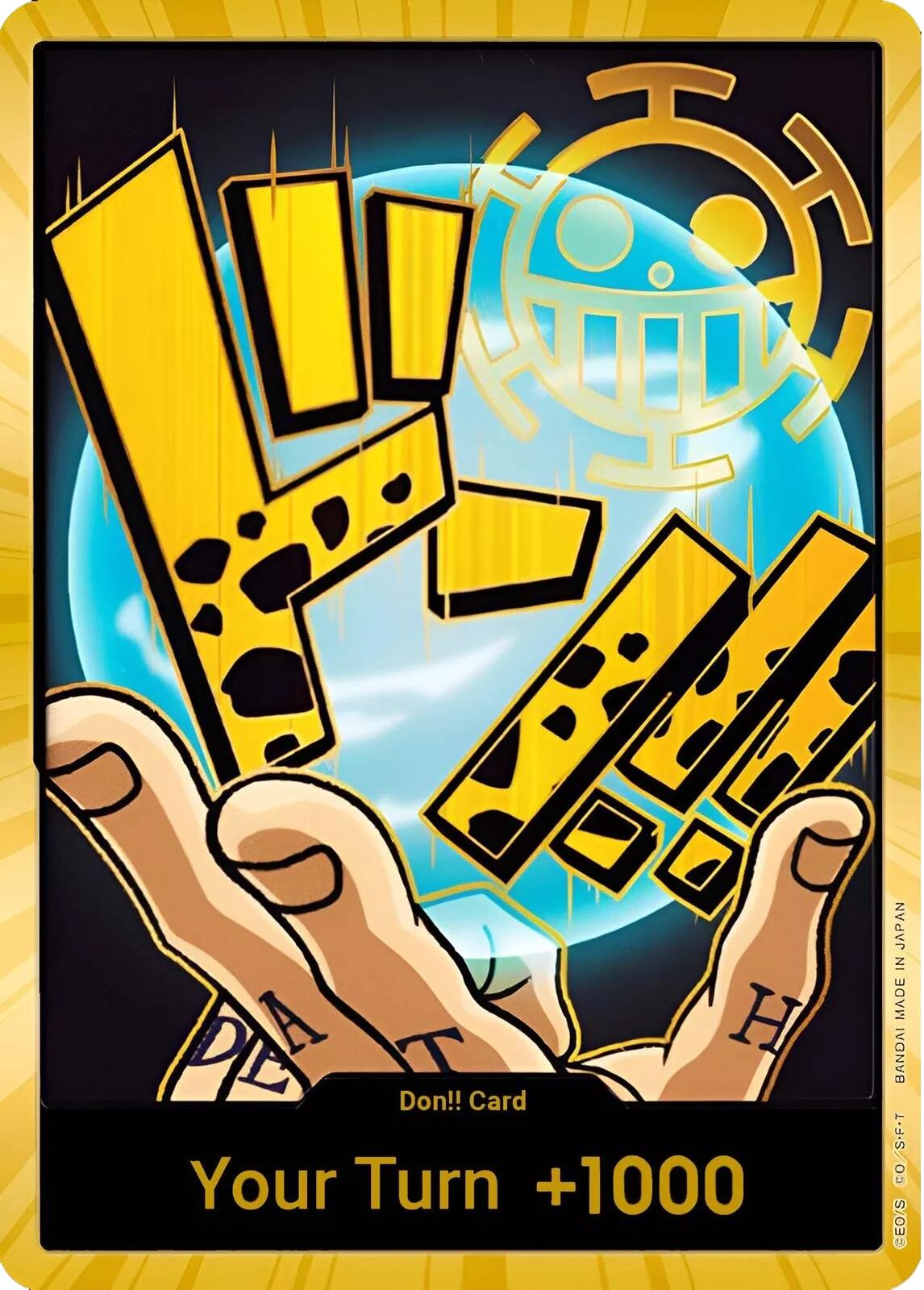 DON!! Card (Trafalgar Law) (Gold) - [Premium Booster -The Best-] Foil - Trinity Hobby
