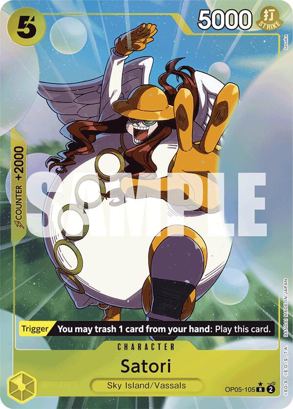 Satori (Alternate Art) (OP05-105) - [Premium Booster -The Best-] Foil - Trinity Hobby