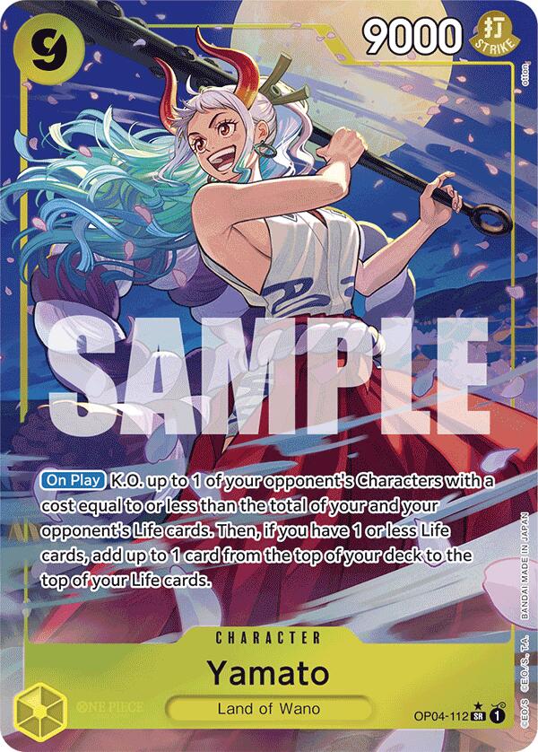 Yamato (OP04-112) (Alternate Art) (OP04-112) - [Premium Booster -The Best-] Foil - Trinity Hobby