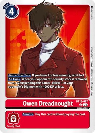 Owen Dreadnought [BT18-087] [Release Special Booster Ver.2.0] - Trinity Hobby