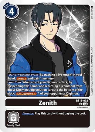 Zenith [BT18-092] [Release Special Booster Ver.2.0] - Trinity Hobby