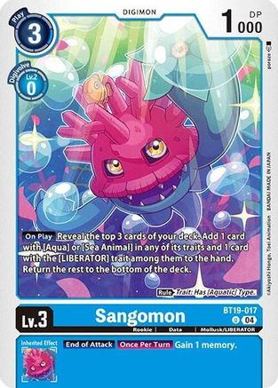 Sangomon [BT19-017] [Release Special Booster Ver.2.0] - Trinity Hobby