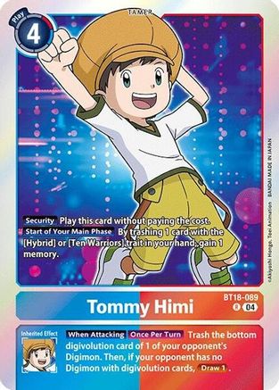 Tommy Himi [BT18-089] [Release Special Booster Ver.2.0] - Trinity Hobby