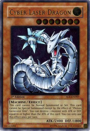 Cyber Laser Dragon (UTR) [SOI-EN007] Ultimate Rare - Trinity Hobby