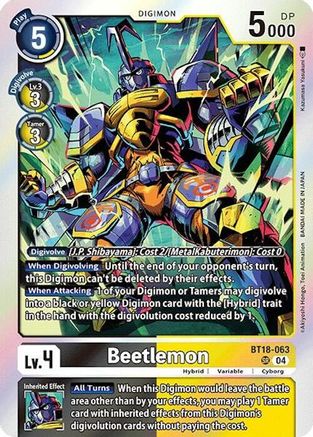 Beetlemon [BT18-063] [Release Special Booster Ver.2.0] - Trinity Hobby