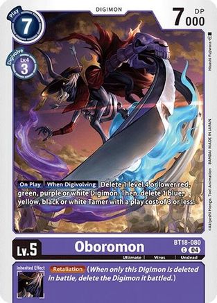 Oboromon [BT18-080] [Release Special Booster Ver.2.0] - Trinity Hobby