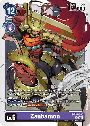 Zanbamon [BT18-085] [Release Special Booster Ver.2.0] - Trinity Hobby