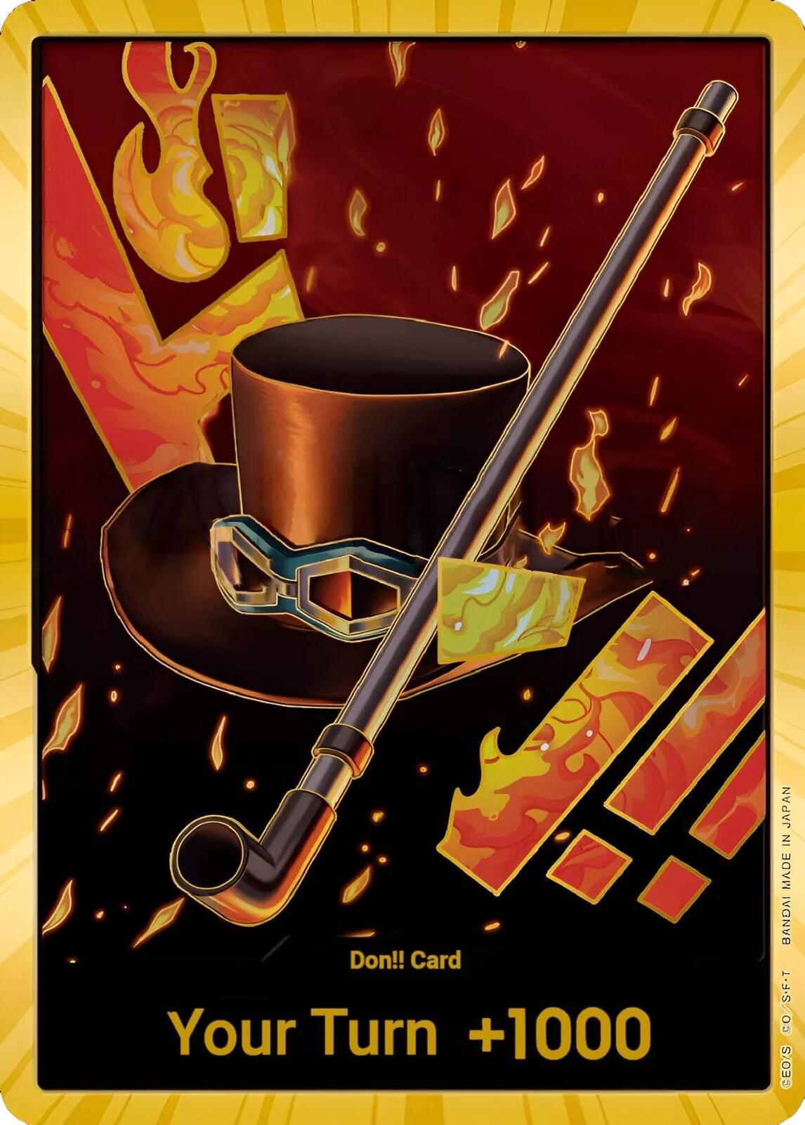 DON!! Card (Sabo) (Gold) - [Premium Booster -The Best-] Foil - Trinity Hobby