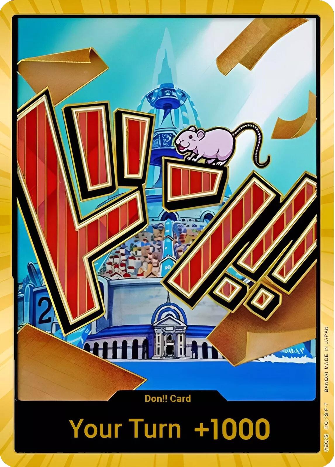DON!! Card (Iceberg) (Gold) - [Premium Booster -The Best-] Foil - Trinity Hobby