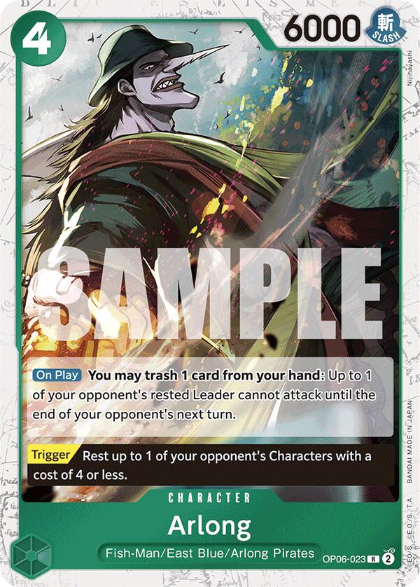 Arlong (Jolly Roger Foil) (OP06-023) - [Premium Booster -The Best-] Foil - Trinity Hobby