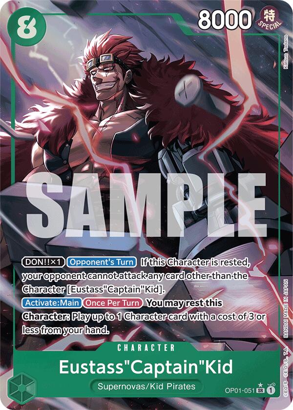 Eustass"Captain"Kid (OP01-051) (Alternate Art) (OP01-051) - [Premium Booster -The Best-] Foil - Trinity Hobby