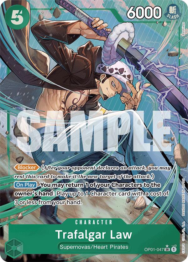 Trafalgar Law (OP01-047) (Alternate Art) (OP01-047) - [Premium Booster -The Best-] Foil - Trinity Hobby