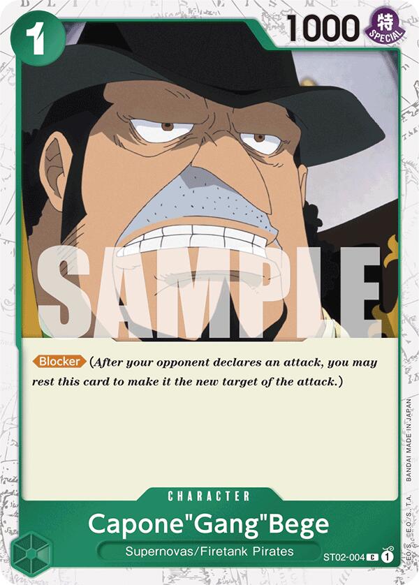 Capone"Gang"Bege (ST02-004) (Jolly Roger Foil) (ST02-004) - [Premium Booster -The Best-] Foil - Trinity Hobby