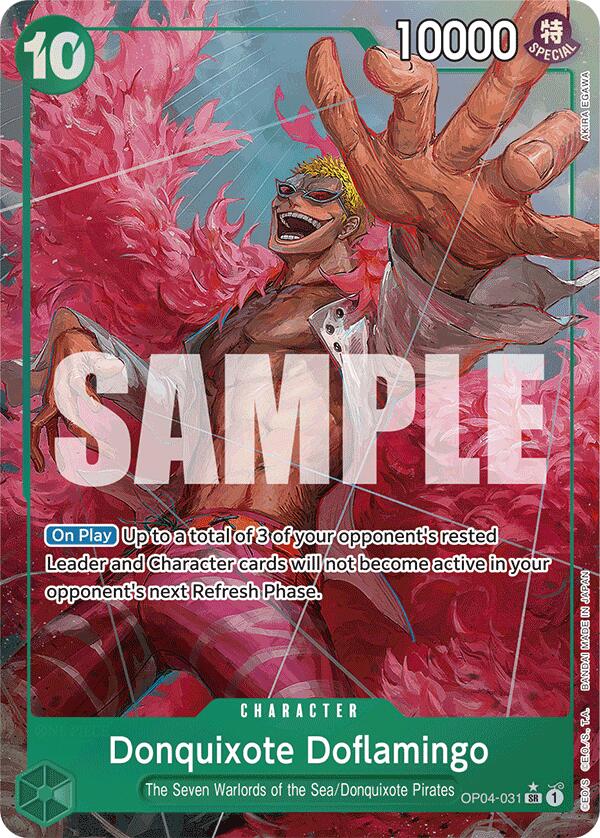 Donquixote Doflamingo (Alternate Art) (OP04-031) - [Premium Booster -The Best-] Foil - Trinity Hobby