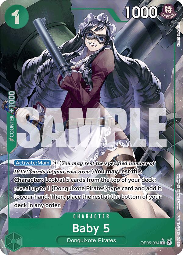 Baby 5 (OP05-034) (Full Art) (OP05-034) - [Premium Booster -The Best-] Foil - Trinity Hobby