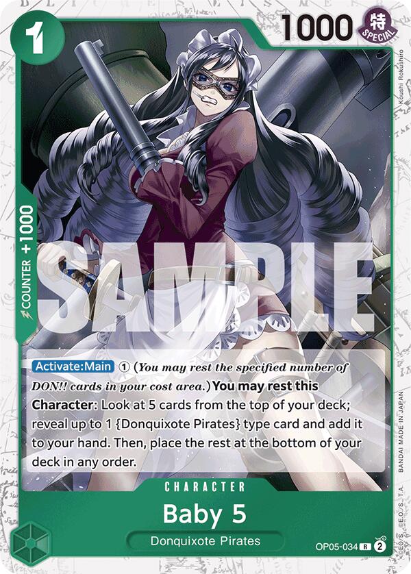 Baby 5 (OP05-034) (Jolly Roger Foil) (OP05-034) - [Premium Booster -The Best-] Foil - Trinity Hobby