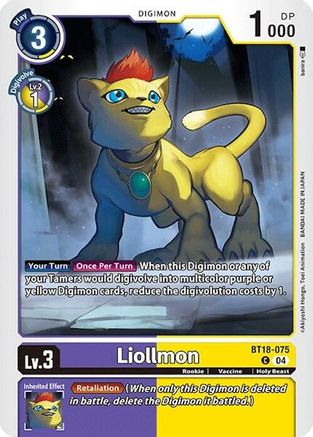 Liollmon [BT18-075] [Release Special Booster Ver.2.0] - Trinity Hobby
