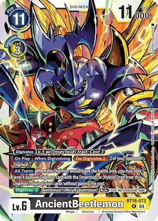 AncientBeetlemon [BT18-072] [Release Special Booster Ver.2.0] - Trinity Hobby