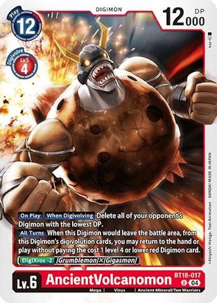 AncientVolcanomon [BT18-017] [Release Special Booster Ver.2.0] - Trinity Hobby