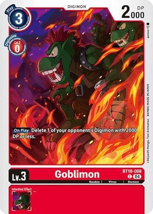 Goblimon [BT18-008] [Release Special Booster Ver.2.0] - Trinity Hobby