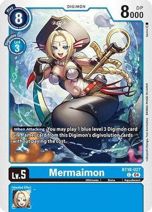 Mermaimon [BT18-027] [Release Special Booster Ver.2.0] - Trinity Hobby