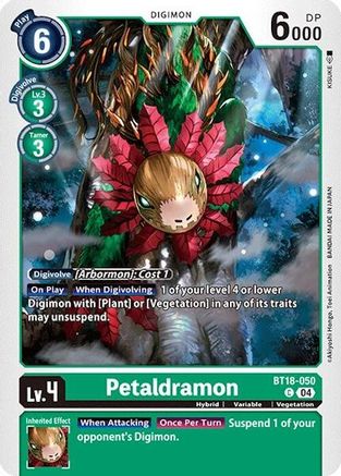 Petaldramon [BT18-050] [Release Special Booster Ver.2.0] - Trinity Hobby