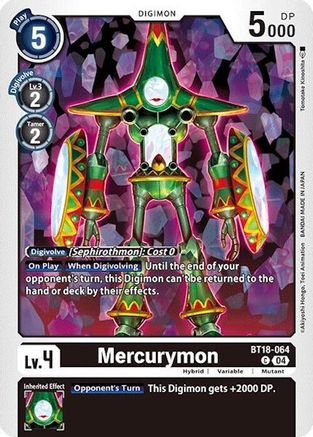 Mercurymon [BT18-064] [Release Special Booster Ver.2.0] - Trinity Hobby