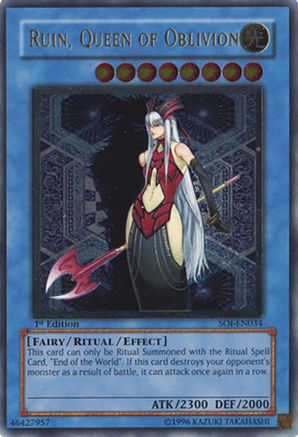Ruin, Queen of Oblivion (UTR) [SOI-EN034] Ultimate Rare - Trinity Hobby