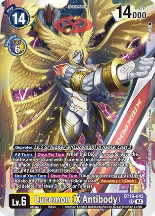 Lucemon (X Antibody) [BT19-043] [Release Special Booster Ver.2.0] - Trinity Hobby