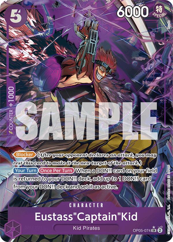 Eustass"Captain"Kid (OP05-074) (Alternate Art) (OP05-074) - [Premium Booster -The Best-] Foil - Trinity Hobby