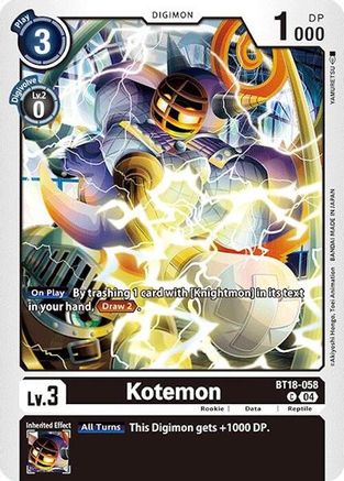 Kotemon [BT18-058] [Release Special Booster Ver.2.0] - Trinity Hobby