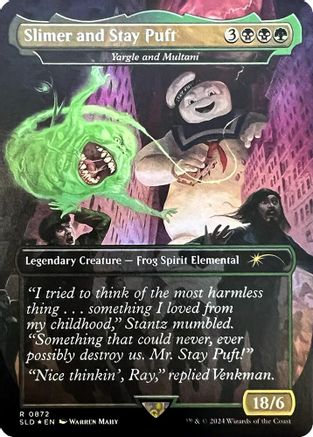 Slimer and Stay Puft - Yargle and Multani (SLD-872) - [Secret Lair Drop Series] - Trinity Hobby