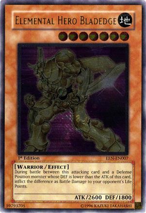 Elemental Hero Bladedge [EEN-EN007] Ultimate Rare - Trinity Hobby
