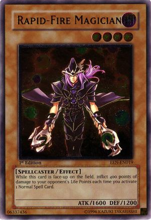 Rapid-Fire Magician [EEN-EN019] Ultimate Rare - Trinity Hobby