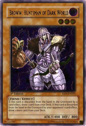 Broww, Huntsman of Dark World [EEN-EN021] Ultimate Rare - Trinity Hobby
