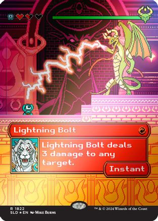 Lightning Bolt (1822) (Rainbow Foil) (SLD-1822) - [Secret Lair Drop Series] Foil - Trinity Hobby